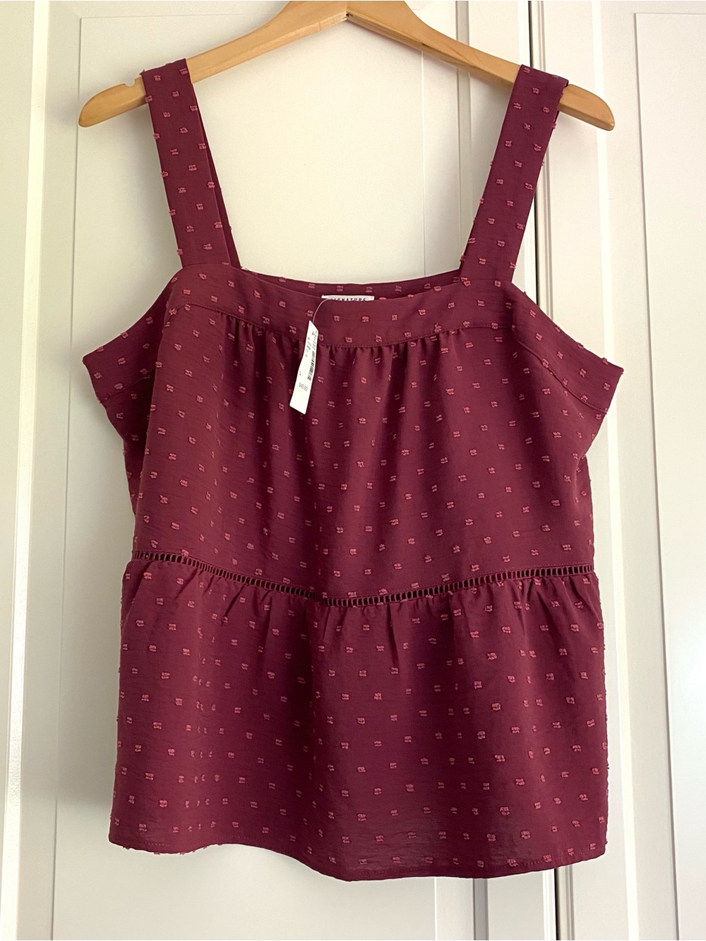 Reitmans Burgundy Tank Top